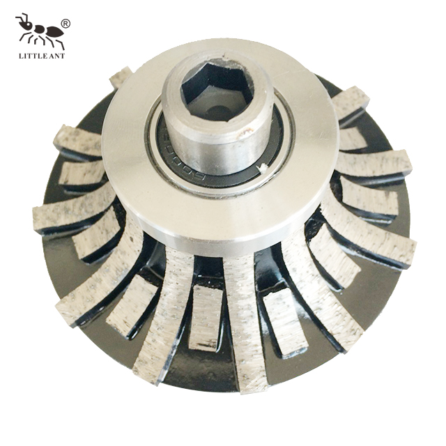 Roda de moagem de aço inoxidável concreto de aço inoxidável do diamante do metal da forma