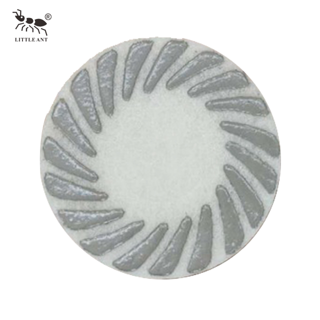 Almofada de polimento seca da luz da espiral da água para o moedor portátil do polidor de mármore do granito de mármore