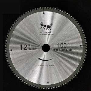12 polegadas 100 dentes tct alumínio cortando lâmina de serra circular